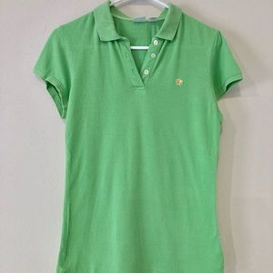 AEROPOSTALE light green shirtsleeved polo shirt